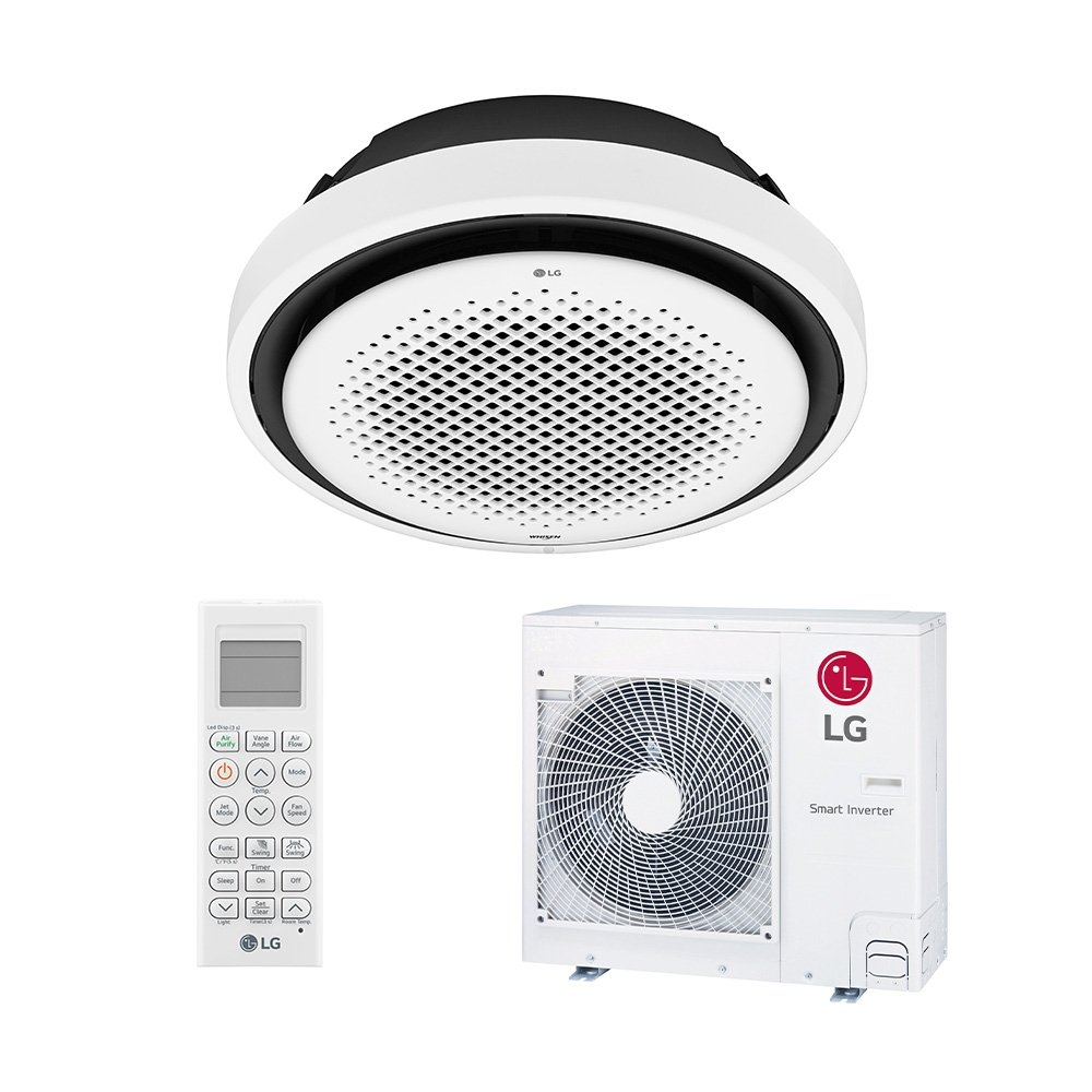 Ar Condicionado Cassete 360 - Inverter - LG - Round - 34.000 BTUs - Quente/Frio - 220V Mon Ar Condicionado Cassete 360 - Inverter - LG - Round - 34.000 BTUs - Quente/Frio - 220V Mon