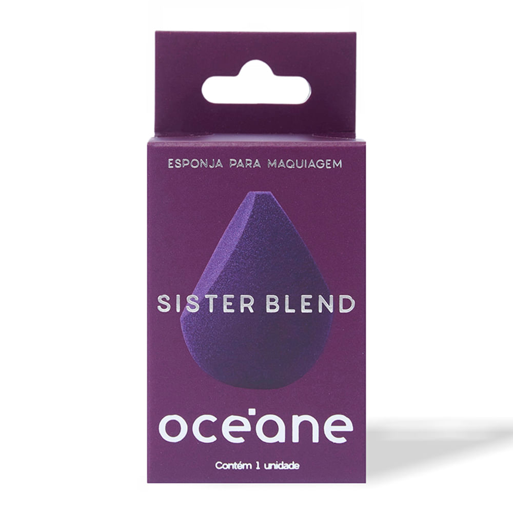 Esponja de maquiagem océane sister blend roxa Esponja de maquiagem océane sister blend roxa