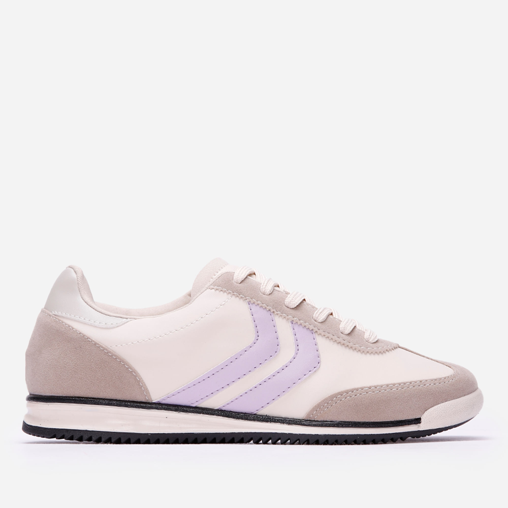Tênis casual com recortes bicolor ace off white