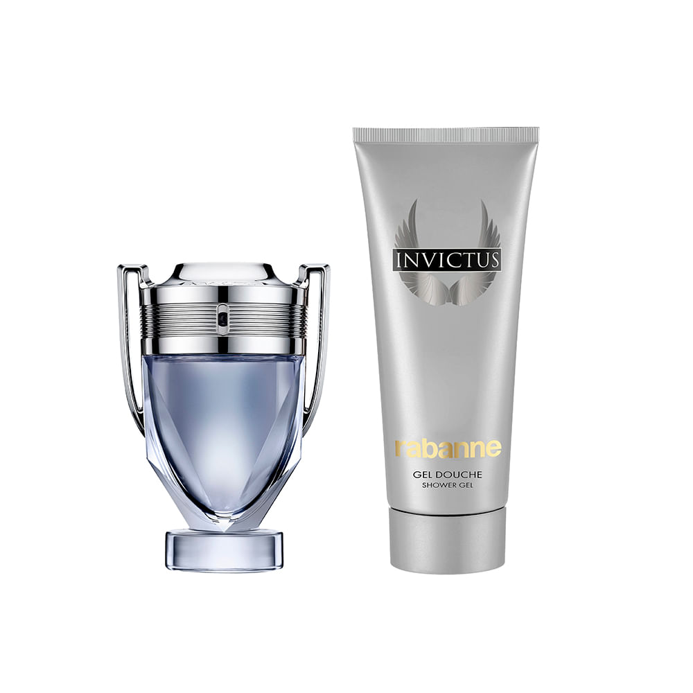 Kit perfume masculino rabanne invictus edt 50ml shampoo 100ml Kit perfume masculino rabanne invictus edt 50ml shampoo 100ml