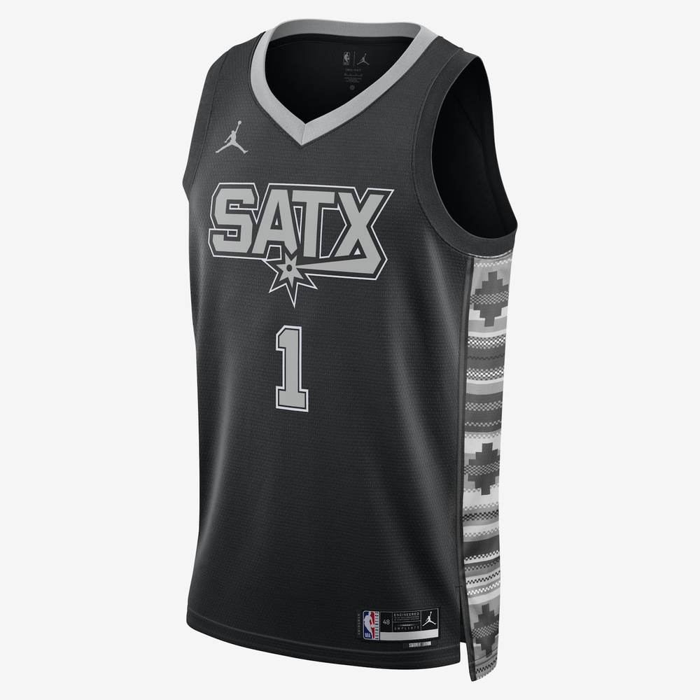 Regata Nike NBA Victor Wembanyama San Antonio Spurs Statement Edition Masculina Regata Nike NBA Victor Wembanyama San Antonio Spurs Statement Edition Masculina