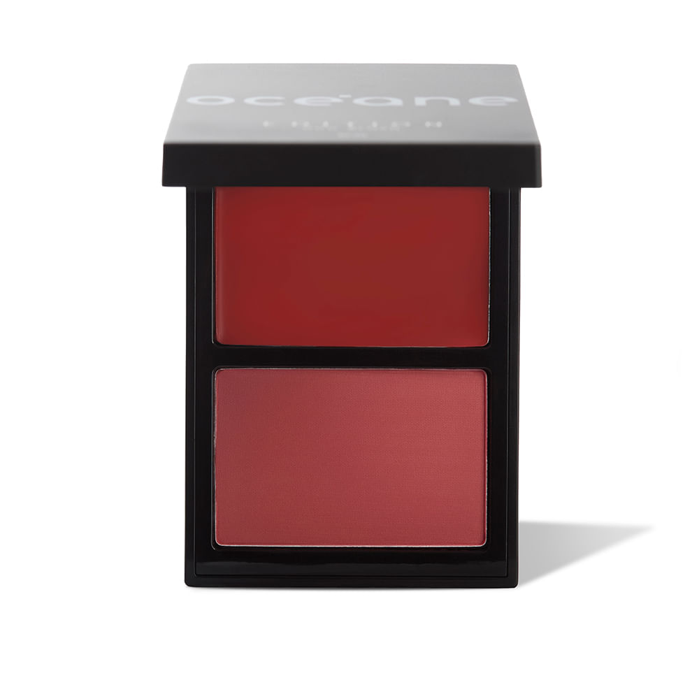 Blush compacto océane duo edition chilly paint marrom Blush compacto océane duo edition chilly paint marrom