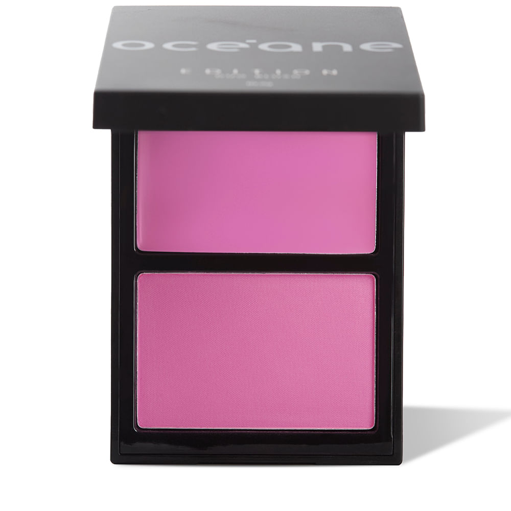 Blush compacto océane duo edition pink paint rosa Blush compacto océane duo edition pink paint rosa