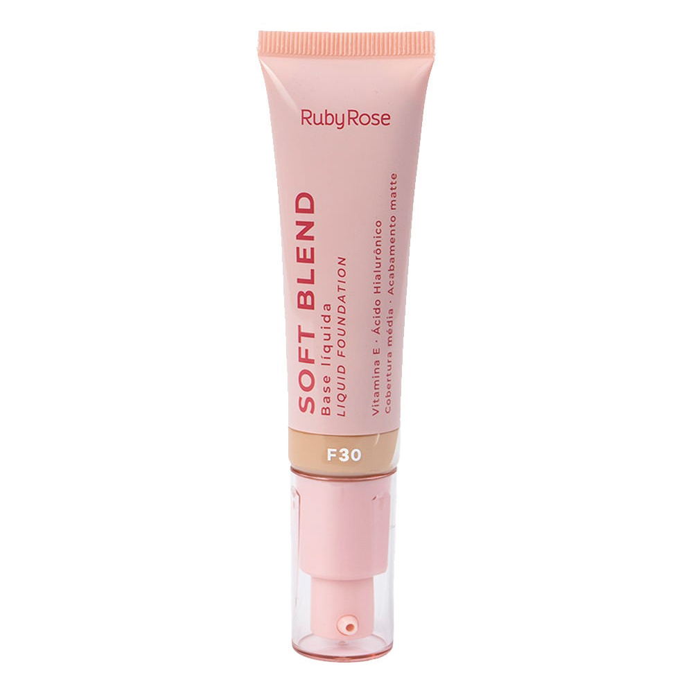 Base líquida ruby rose soft blend f30 Base líquida ruby rose soft blend f30