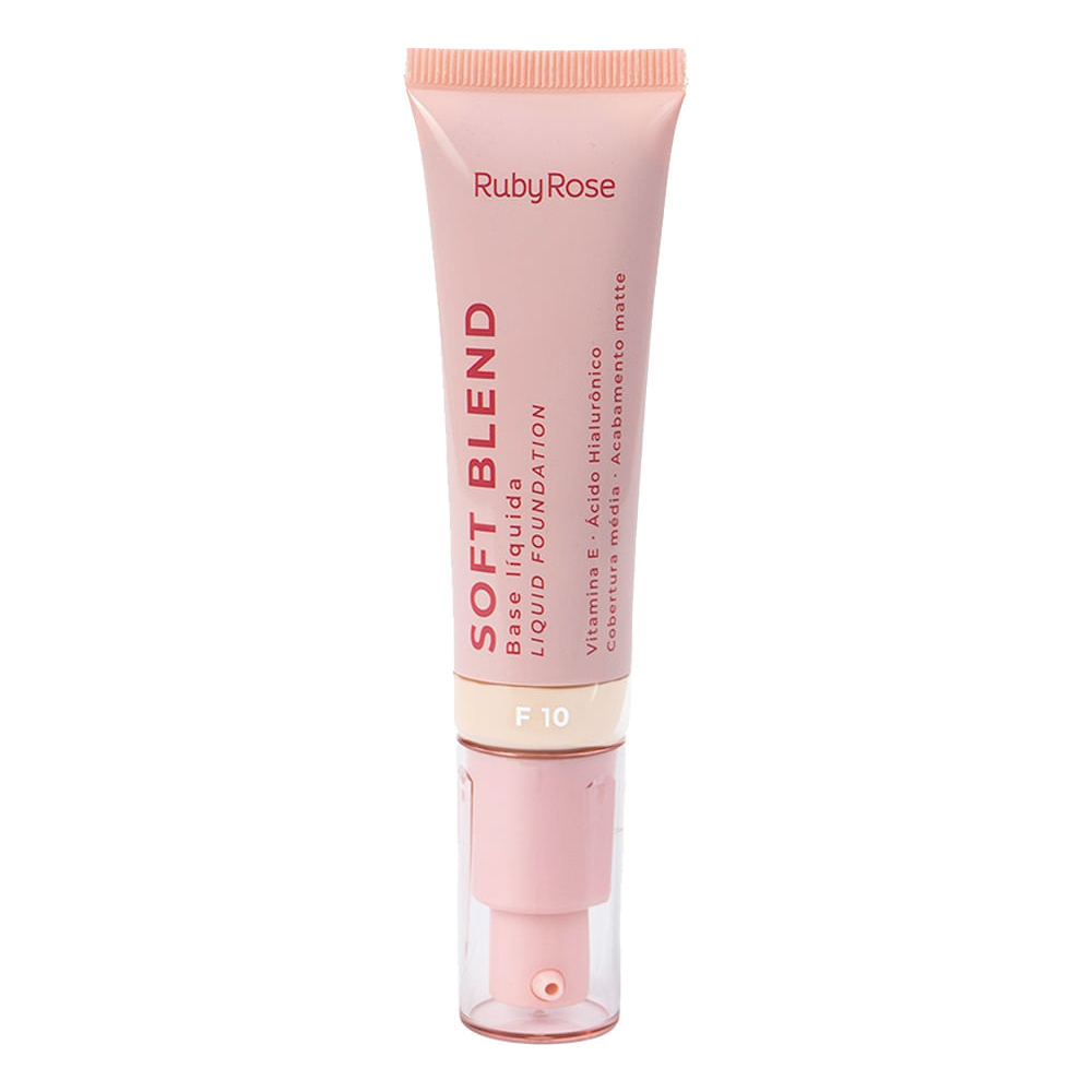 Base líquida ruby rose soft blend f10 Base líquida ruby rose soft blend f10