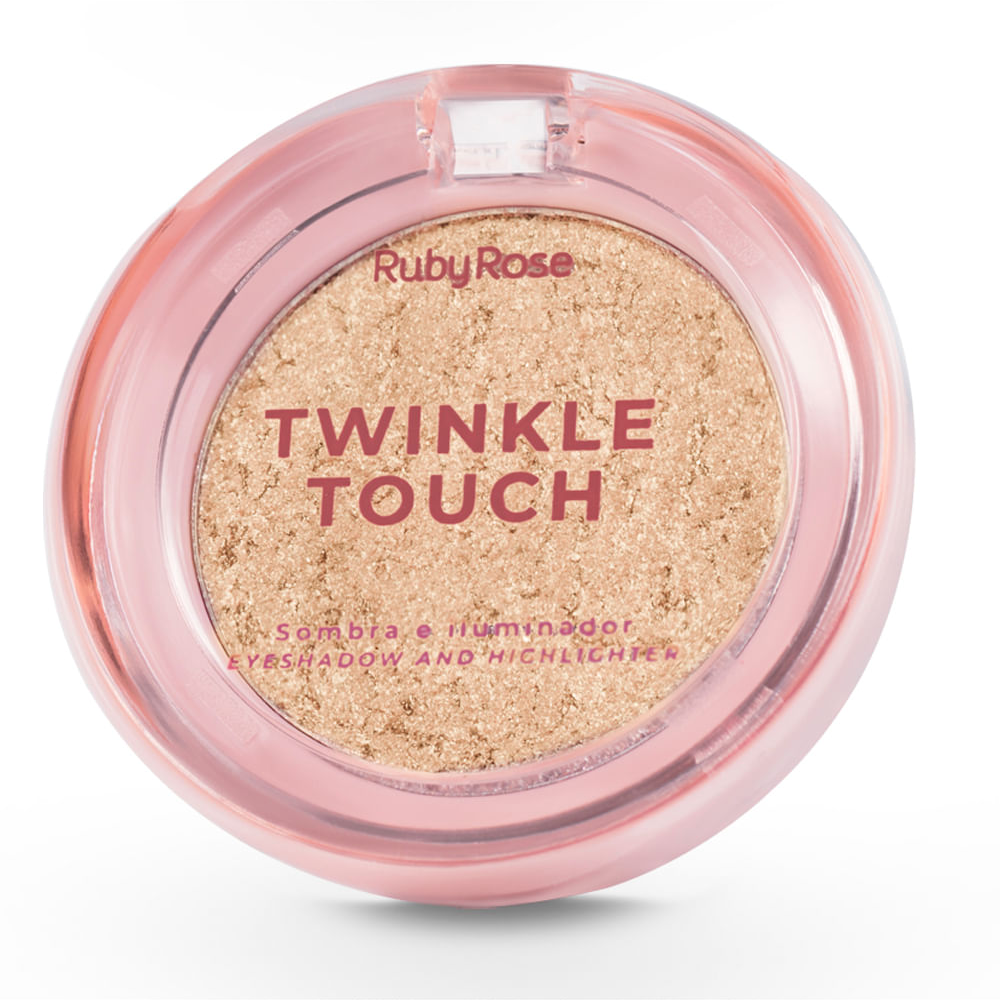 Sombra e iluminador ruby rose twinkle touch golden daze dourada Sombra e iluminador ruby rose twinkle touch golden daze dourada