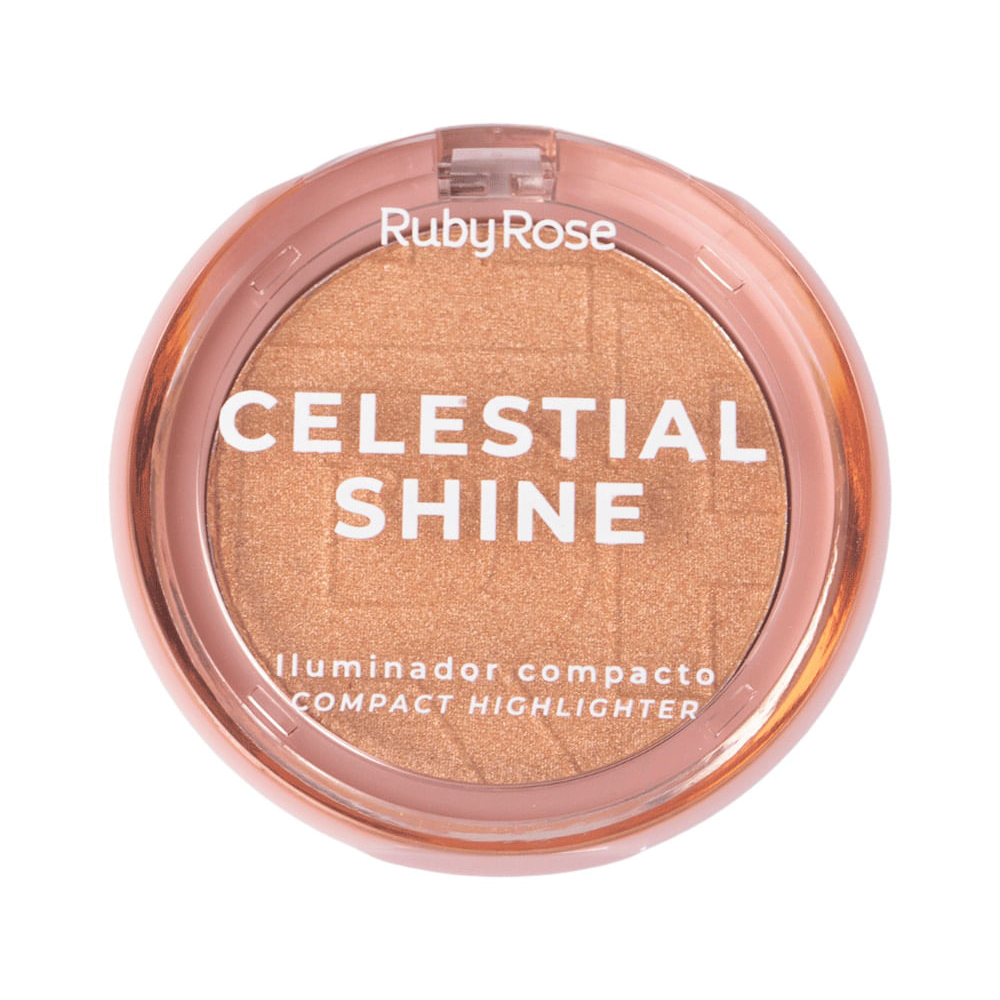 Iluminador ruby rose celestial shine champagne gleam dourado Iluminador ruby rose celestial shine champagne gleam dourado