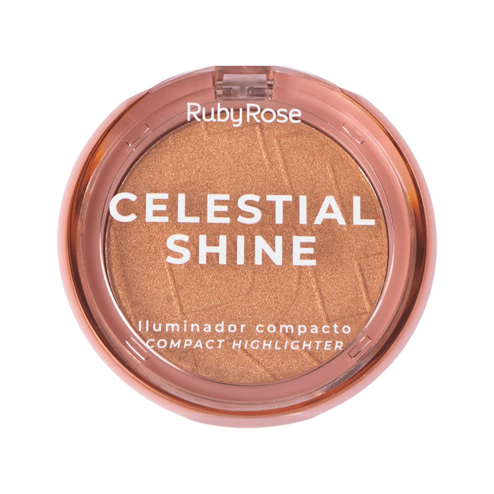 Iluminador ruby rose celestial shine prism light dourado Iluminador ruby rose celestial shine prism light dourado