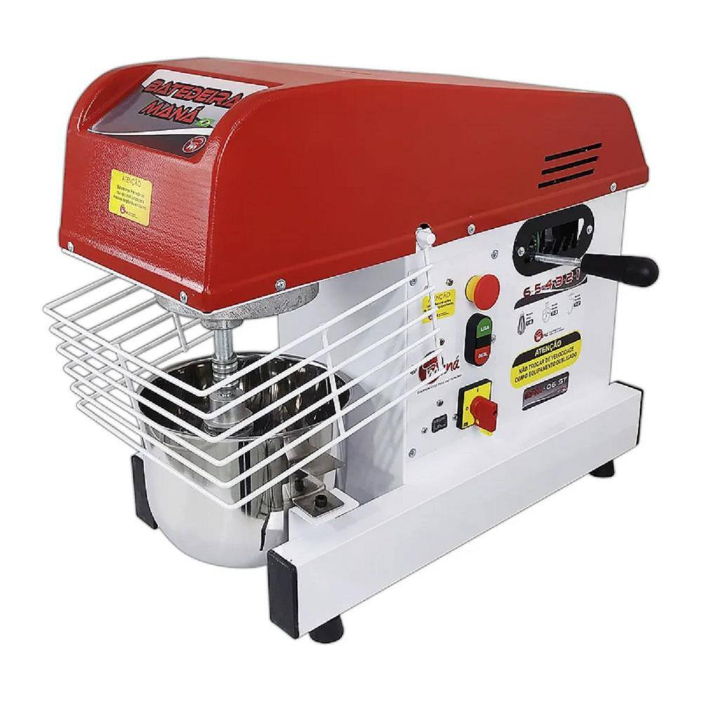 Batedeira Planetaria Semi-profissional Mana 5 Litros 10 Velocidades 800w BPM5 Maná - Bivolt Batedeira Planetaria Semi-profissional Mana 5 Litros 10 Velocidades 800w BPM5 Maná - Bivolt