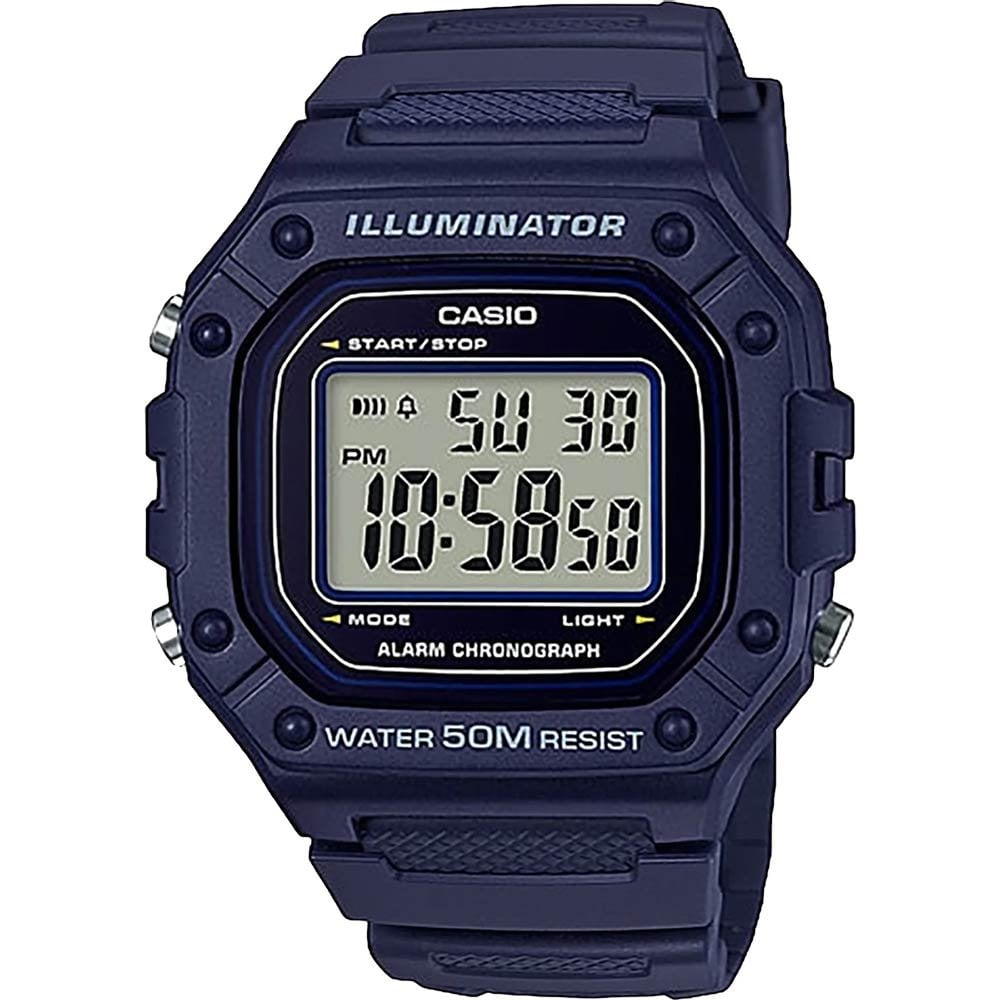 Relógio Casio Masculino W-218H-2AVDF-SC Relógio Casio Masculino W-218H-2AVDF-SC