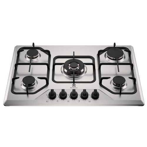 Cooktop 5 Bocas a Gás Electrolux Inox Experience Multi Chama e Grade Ferro Fundido (KE5XC) - Bivolt Cooktop 5 Bocas a Gás Electrolux Inox Experience Multi Chama e Grade Ferro Fundido (KE5XC) - Bivolt