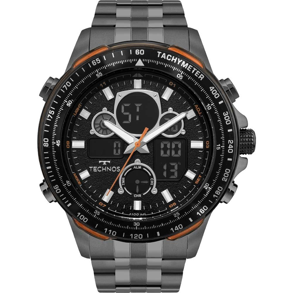 Relógio Technos Masculino Digitech BJ4130AC/1P Relógio Technos Masculino Digitech BJ4130AC/1P