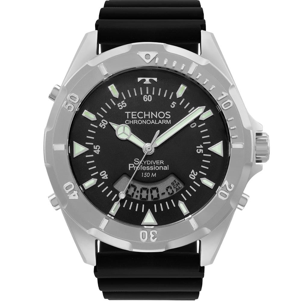 Relógio Technos Masculino Skydiver WT2050AYN/2P Relógio Technos Masculino Skydiver WT2050AYN/2P