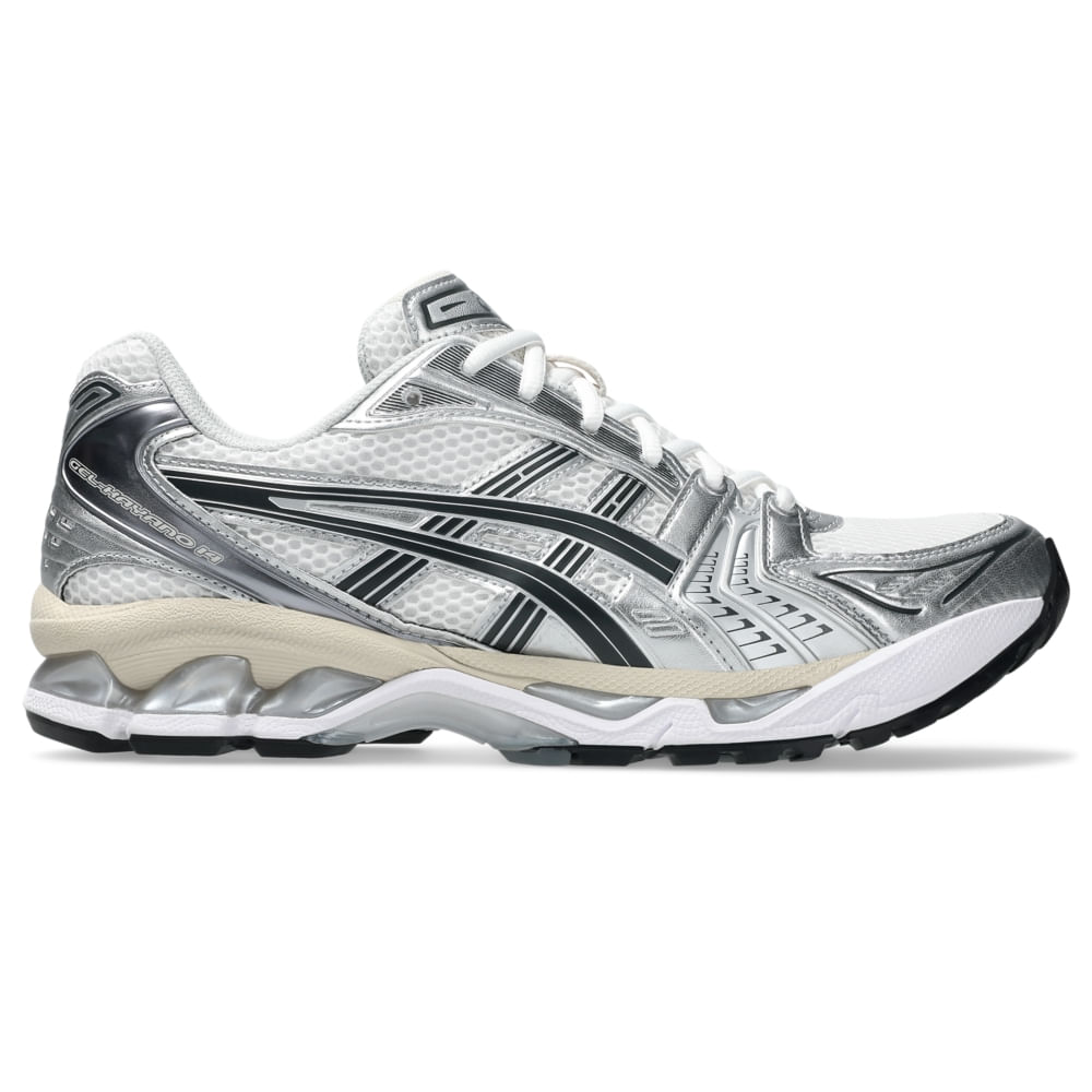 Tênis ASICS GEL-Kayano 14 - Unissex - Branco/Cinza Tênis ASICS GEL-Kayano 14 - Unissex - Branco/Cinza