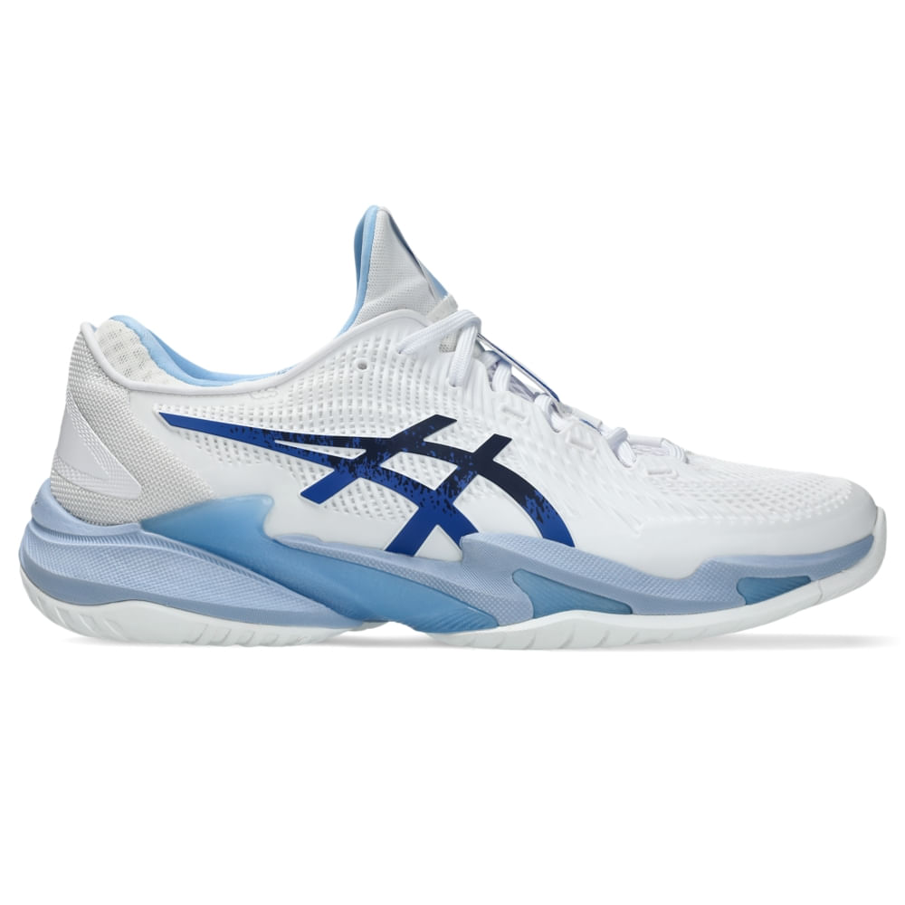 Tênis ASICS Court FF 3 Novak - Masculino - Branco/Azul Tênis ASICS Court FF 3 Novak - Masculino - Branco/Azul
