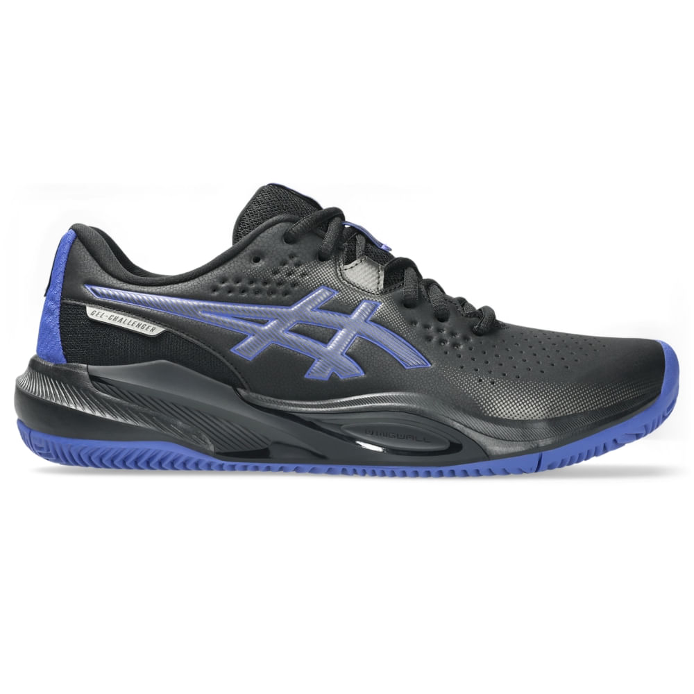 Tênis ASICS GEL-Challenger 15 Clay - Masculino - Preto/Azul Tênis ASICS GEL-Challenger 15 Clay - Masculino - Preto/Azul