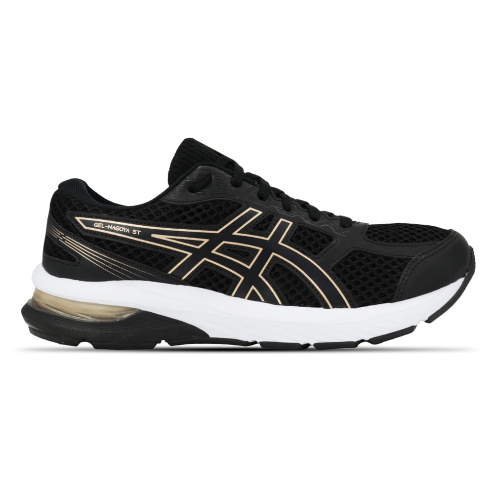 Tênis ASICS GEL-Nagoya St - Feminino - Preto/Rosa Tênis ASICS GEL-Nagoya St - Feminino - Preto/Rosa