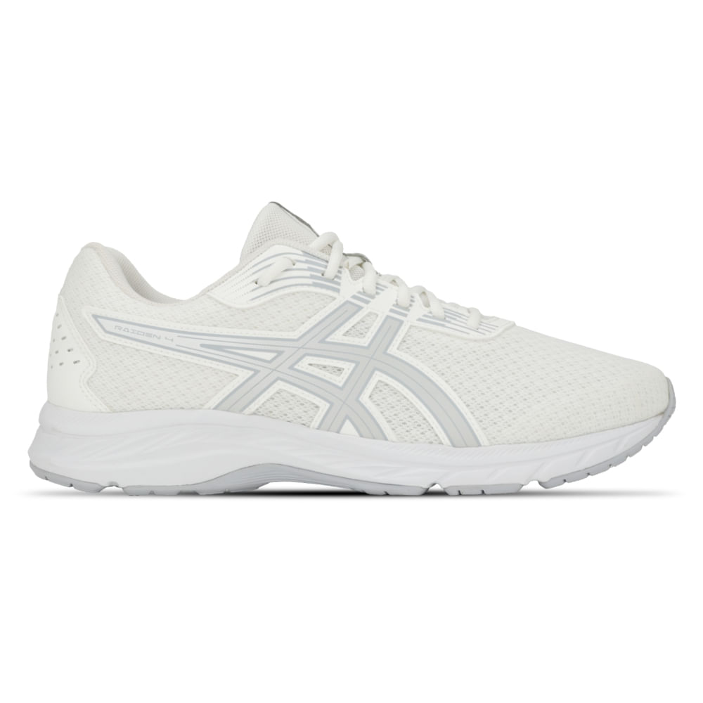 Tênis ASICS Raiden 4 - Masculino - Branco/Cinza Tênis ASICS Raiden 4 - Masculino - Branco/Cinza