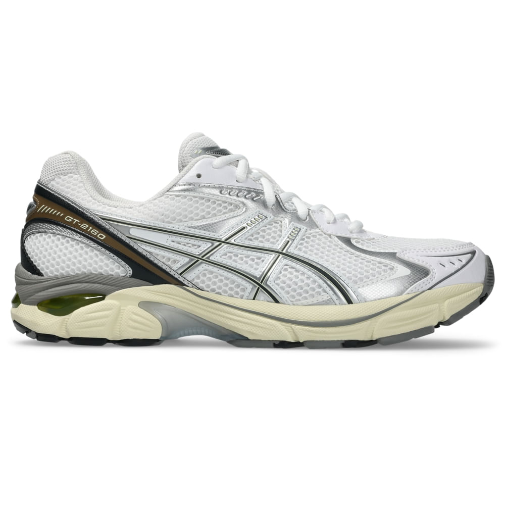 Tênis ASICS GT-2160 - Unissex - Branco/Amarelo Tênis ASICS GT-2160 - Unissex - Branco/Amarelo