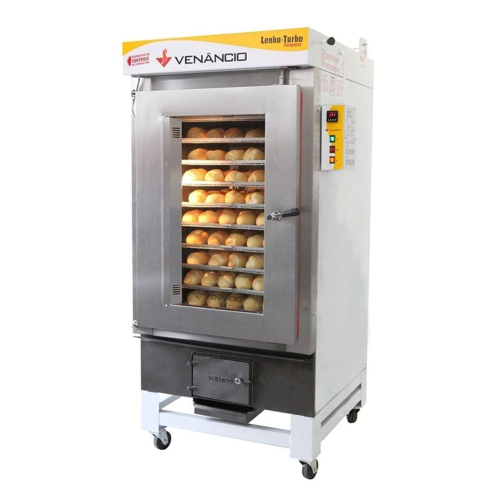 Forno Turbo Ciclone A Lenha 10Esteiras Fclt10 220V - Venancio Forno Turbo Ciclone A Lenha 10Esteiras Fclt10 220V - Venancio