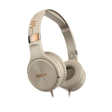 Fone de Ouvido Philco PFO02G, P2, Bege - 56605004 Fone de Ouvido Philco PFO02G, P2, Bege - 56605004