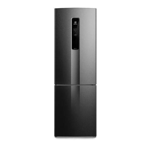 Geladeira Electrolux Frost Free Inverter 400L Efficient AutoSense e Rapid Freeze Inverse Black Inox Look (IB6B) - Bivolt Geladeira Electrolux Frost Free Inverter 400L Efficient AutoSense e Rapid Freeze Inverse Black Inox Look (IB6B) - Bivolt
