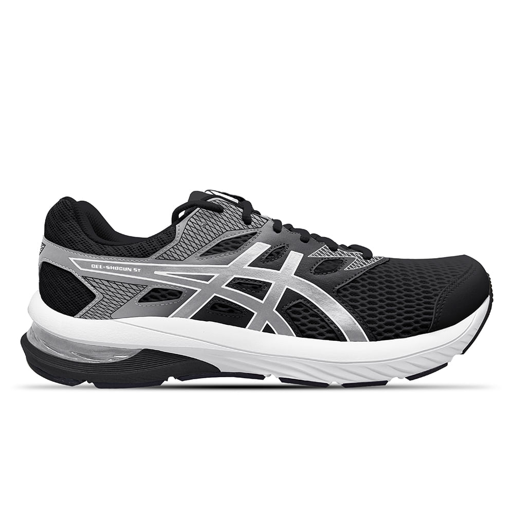 Tênis ASICS GEL-Shogun St - Feminino - Preto/Prata