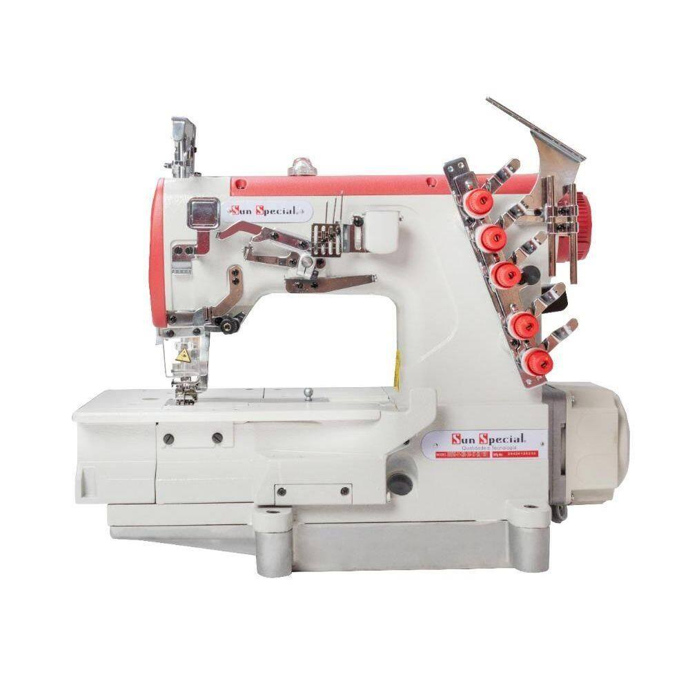 Máquina Costura Industrial Galoneira Plana Fechada SS858D-01-CBX-3674-ST - Sun Special Máquina Costura Industrial Galoneira Plana Fechada SS858D-01-CBX-3674-ST - Sun Special