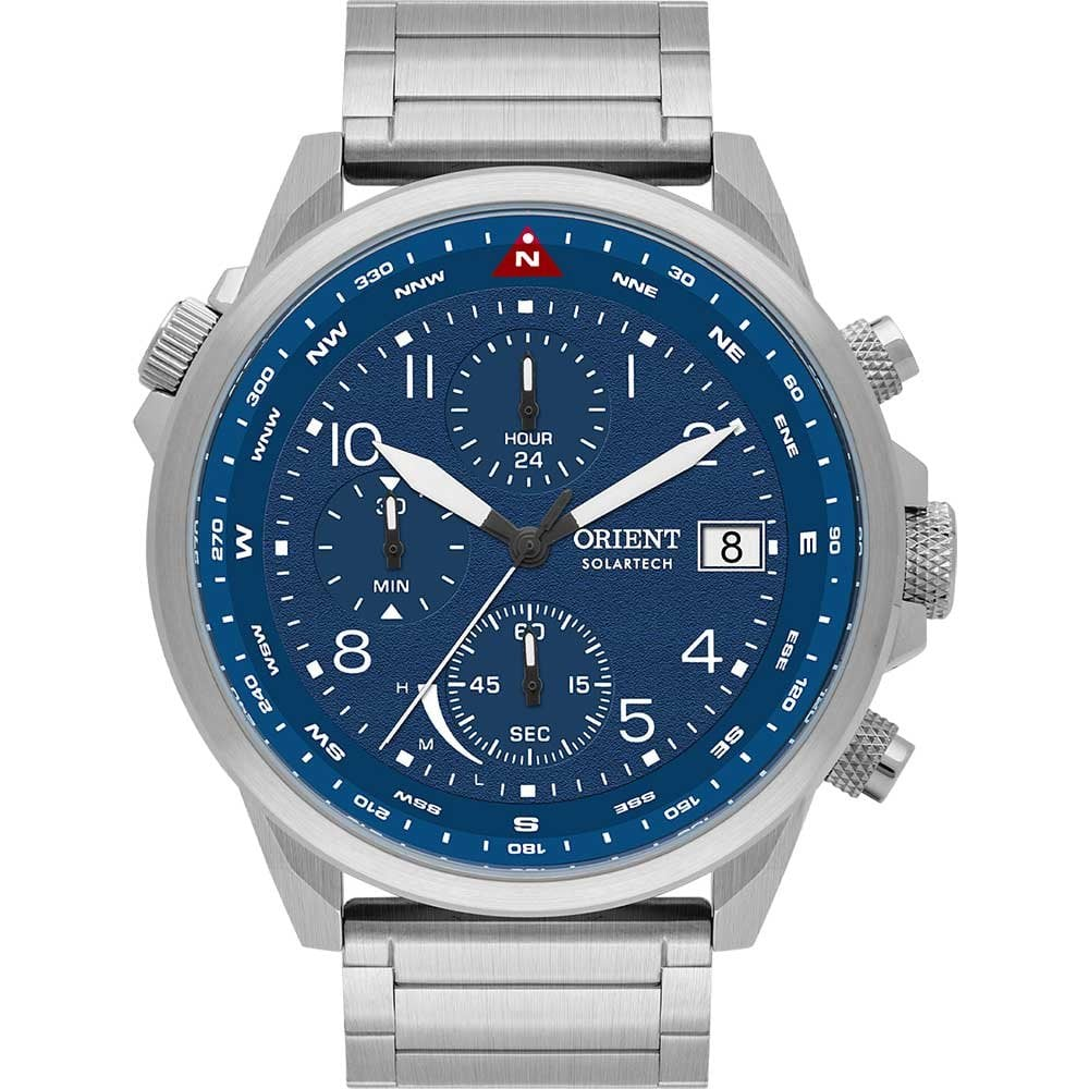 Relógio Orient Masculino Solartech MBSSC287D2SX