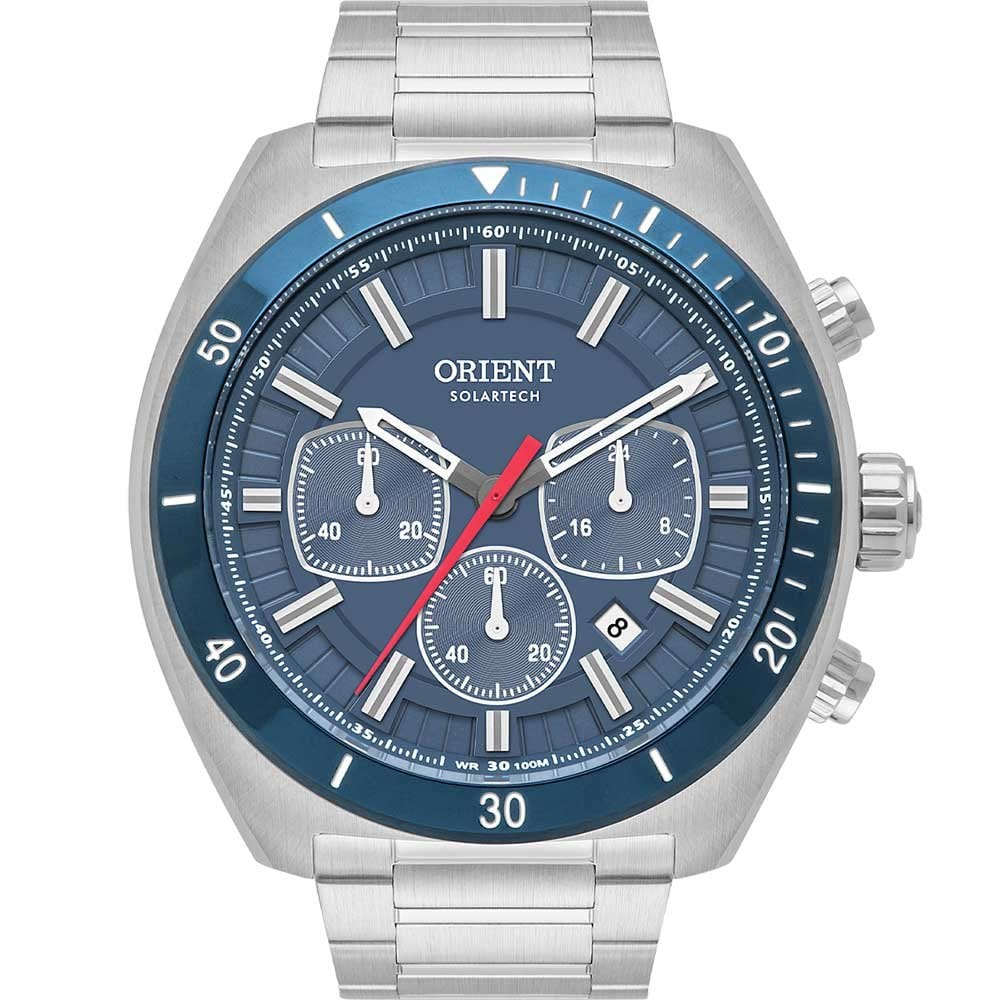 Relógio Orient Masculino Solartech MBSSC285D1SX Relógio Orient Masculino Solartech MBSSC285D1SX