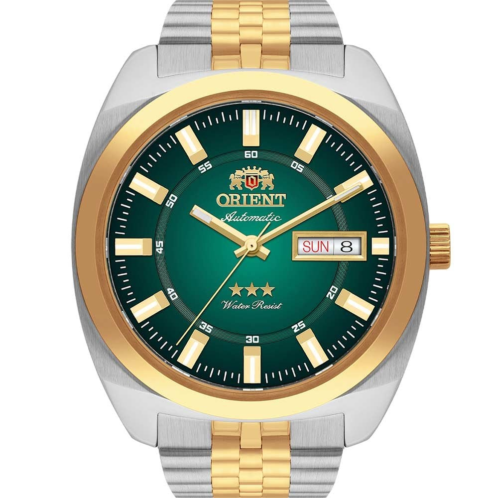 Relógio Orient Masculino Heritage Automático 3 Estrelas YN6TT005E1SK