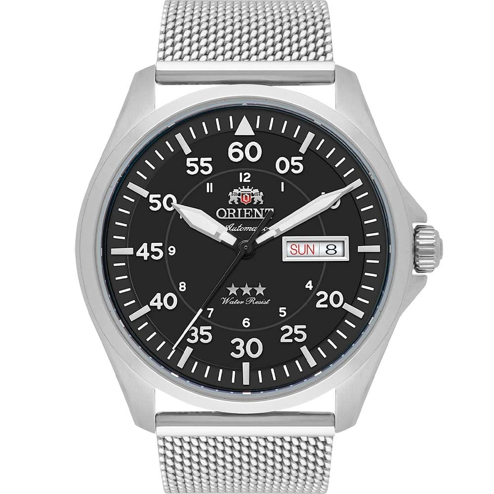 Relógio Orient Masculino Sport Air Flieger Automatico 3 Estrelas YN6SS009P2SX