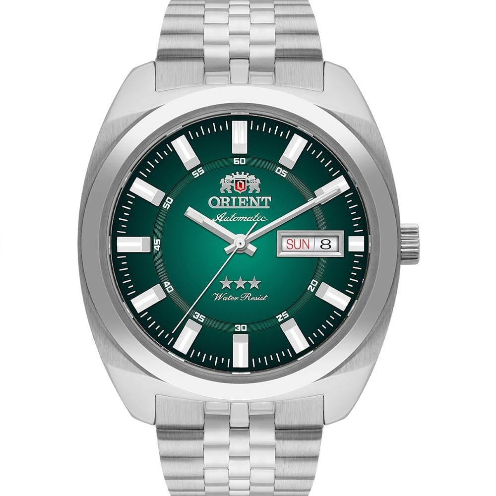 Relógio Orient Masculino Heritage Automático 3 Estrelas YN6SS005E1SX