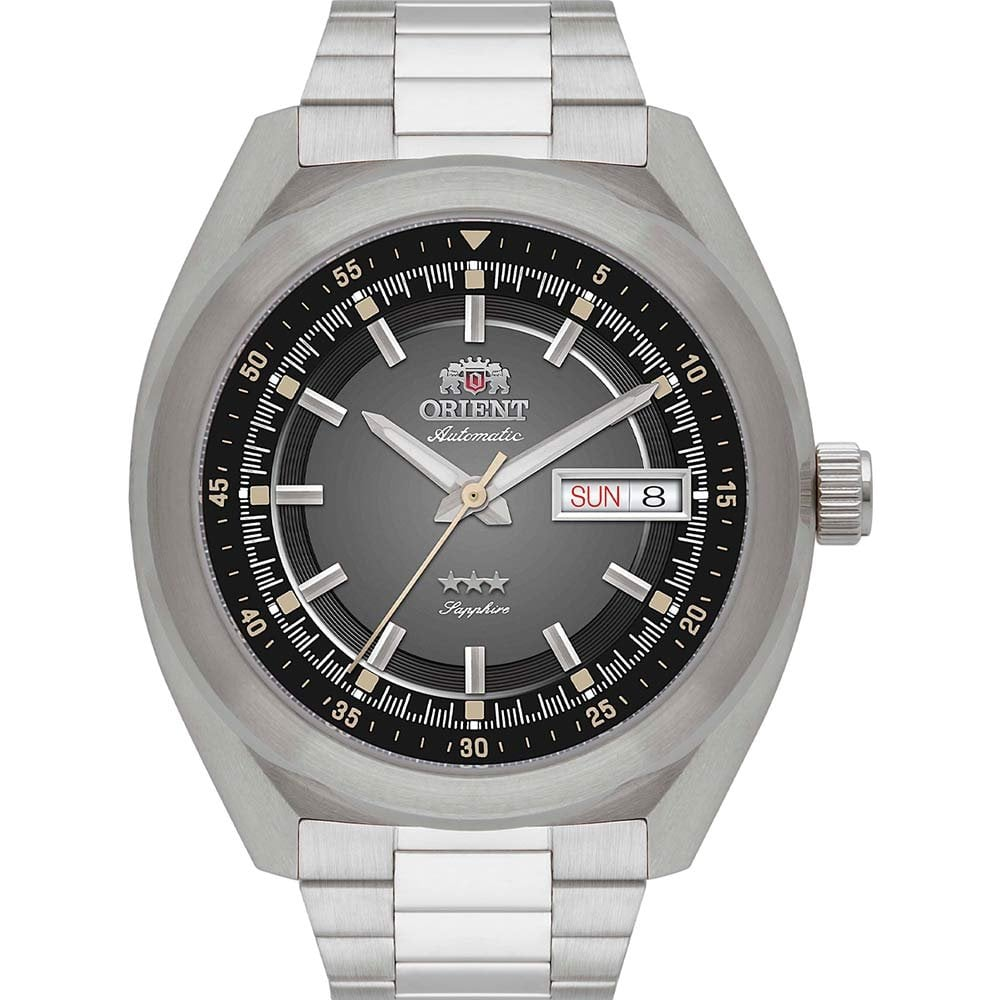 Relógio Orient Masculino Heritage Automático 3 Estrelas YN6SS002G1SX