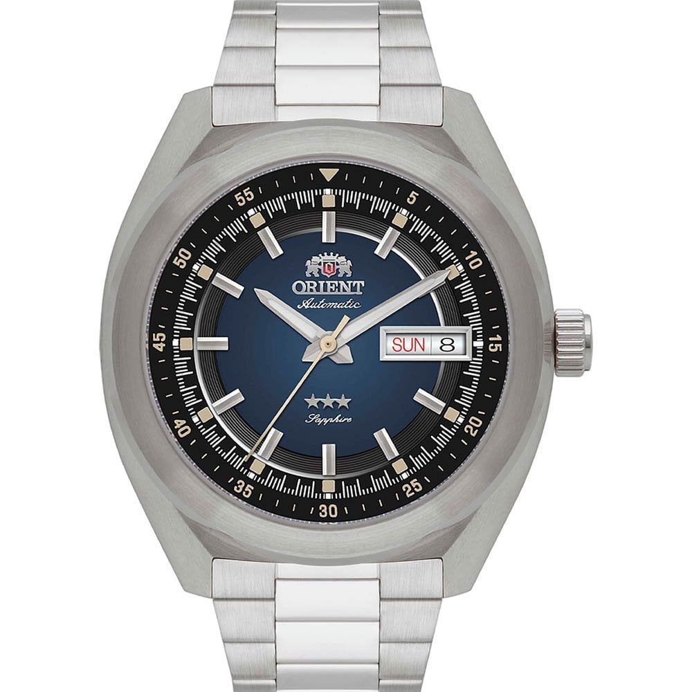 Relógio Orient Masculino Heritage Automático 3 Estrelas YN6SS002D1SX