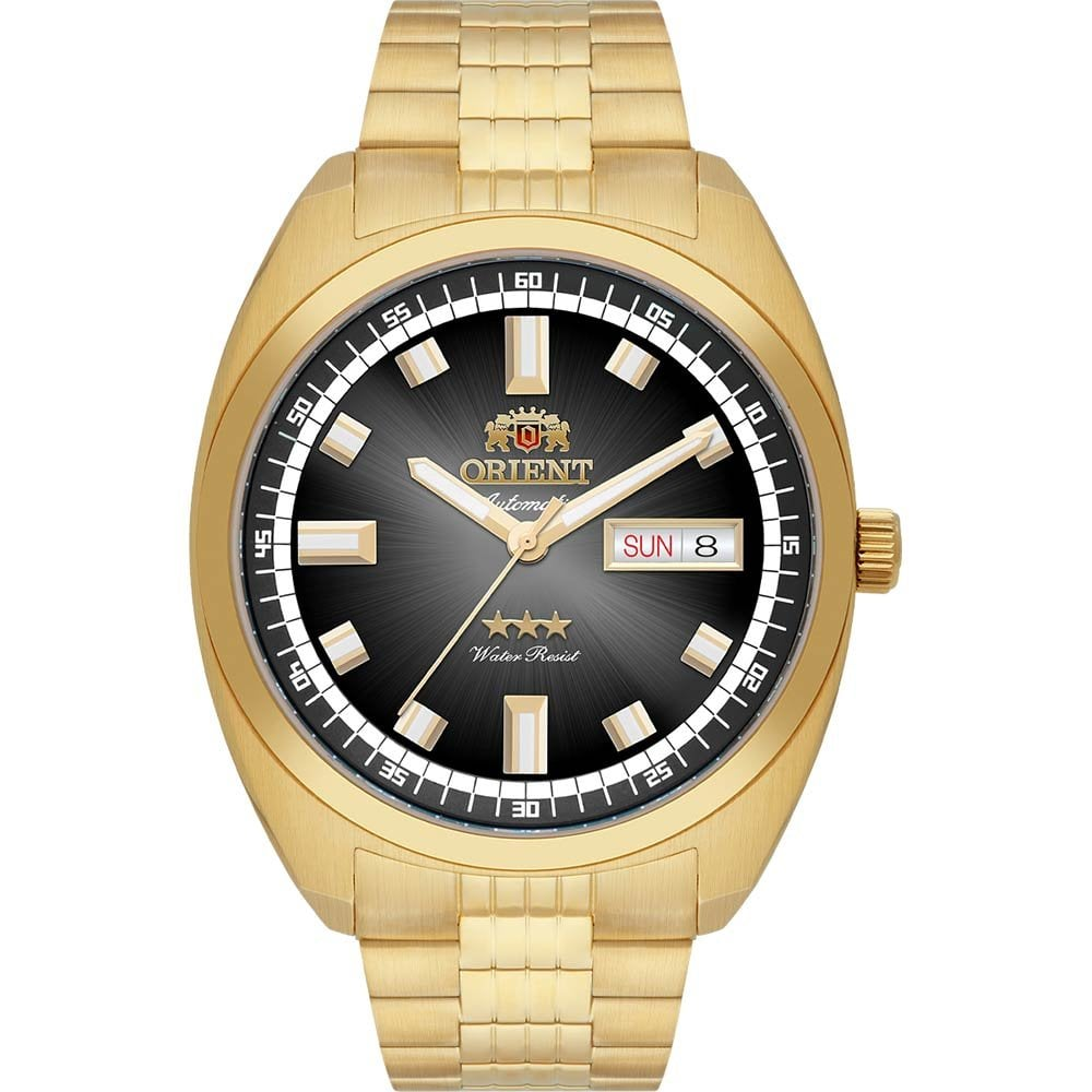 Relógio Orient Masculino Heritage Automático 3 Estrelas YN6GG004P1KX