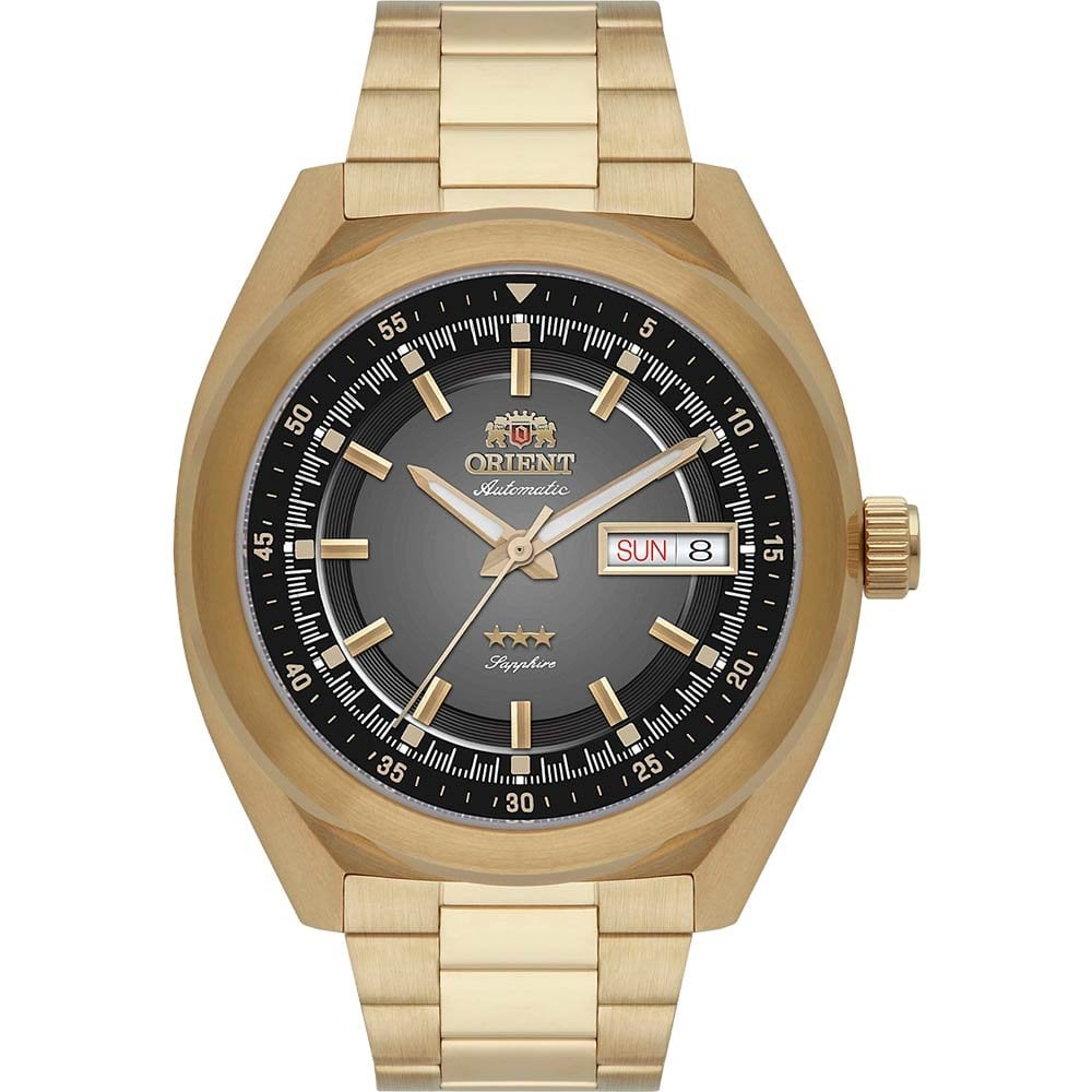 Relógio Orient Masculino Heritage Automático 3 Estrelas YN6GG002G1KX