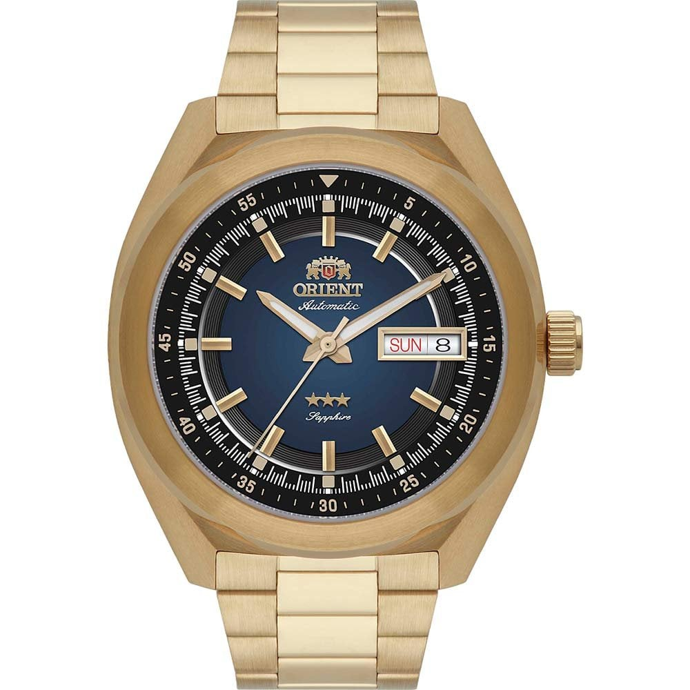 Relógio Orient Masculino Heritage Automático 3 Estrelas YN6GG002D1KX