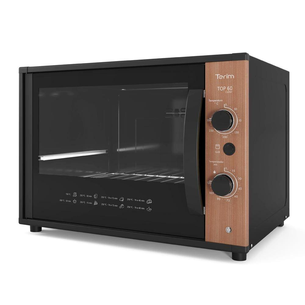 Forno Terim Elétrico Bancada Top 60 Collor Jatobá 60 Litros - 220V Forno Terim Elétrico Bancada Top 60 Collor Jatobá 60 Litros - 220V