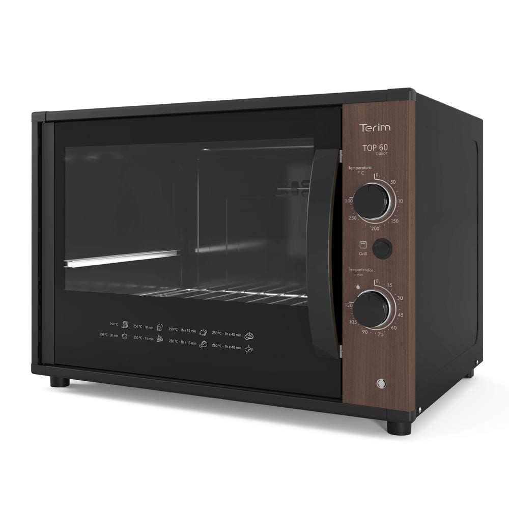 Forno Terim Elétrico Bancada Top 60 Collor Canela 60 Litros - 110V Forno Terim Elétrico Bancada Top 60 Collor Canela 60 Litros - 110V