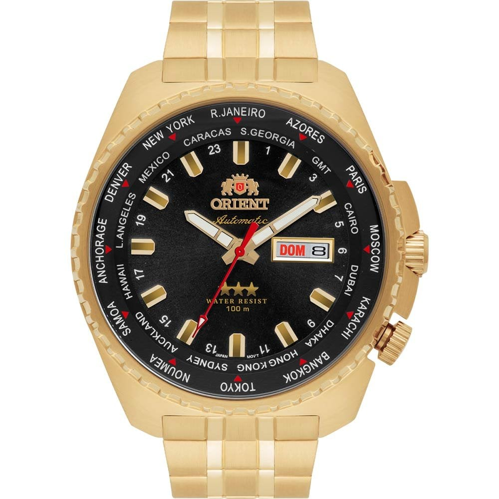 Relógio Orient Masculino Automático 3 estrelas 469GP057NHP1KX