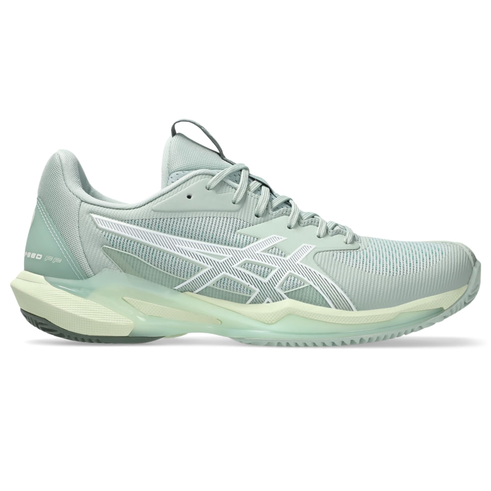 Tênis ASICS Solution Speed FF 3 Clay - Feminino - Verde/Branco