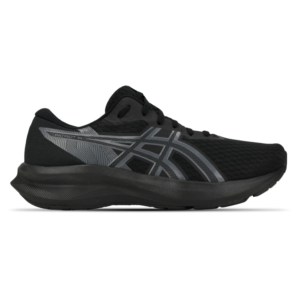 Tênis ASICS Patriot 14 - Masculino - Preto/Cinza Tênis ASICS Patriot 14 - Masculino - Preto/Cinza