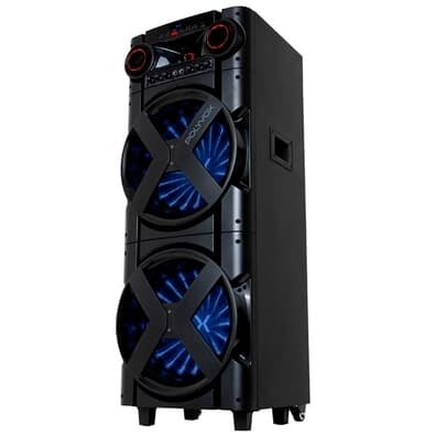 Torre de Som Amplificada Polyvox, TWS, 2000W, Bluetooth, Bivolt, Preto - XT-2000T Torre de Som Amplificada Polyvox, TWS, 2000W, Bluetooth, Bivolt, Preto - XT-2000T