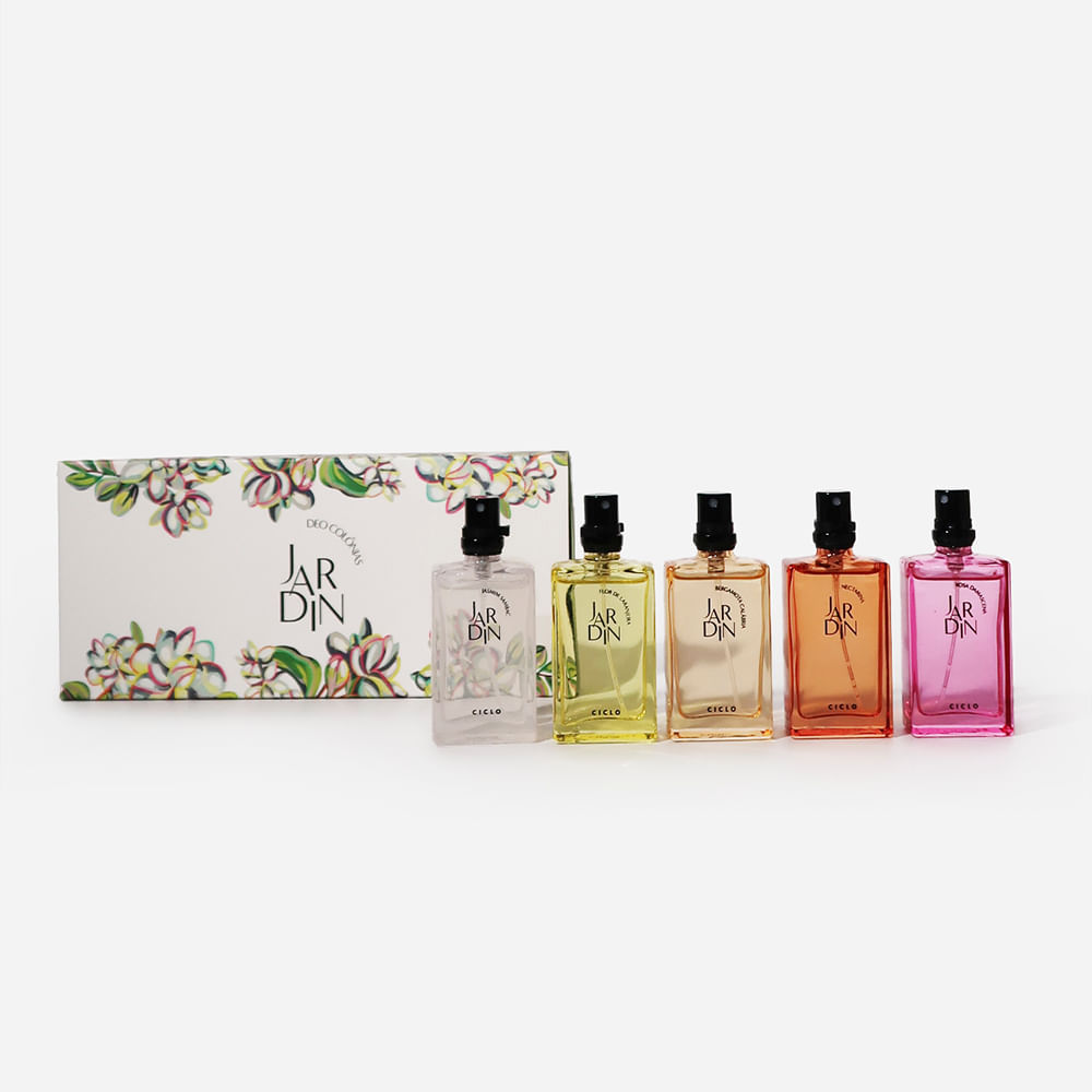 Kit feminino estojo e miniatura jardin ciclo 25ml