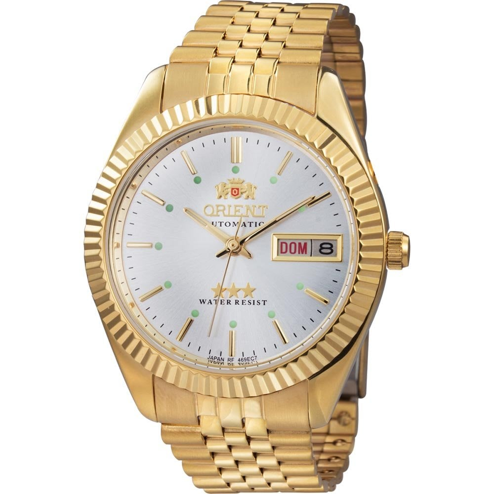 Relógio Orient Masculino Automático 3 estrelas 469EC7NHB1KX