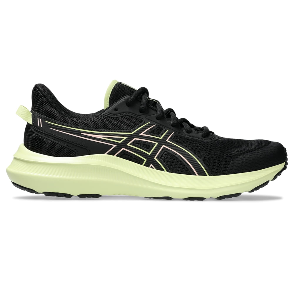 Tênis ASICS Jolt 5 - Feminino - Preto/Amarelo Tênis ASICS Jolt 5 - Feminino - Preto/Amarelo