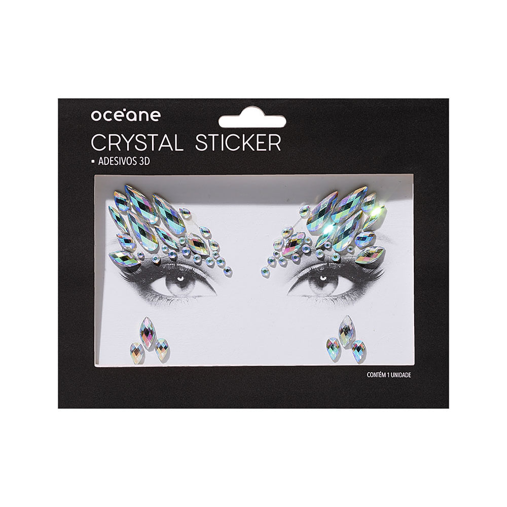 CRYSTAL STICKER - ADESIVO 3D CS1 ÚNICO CRYSTAL STICKER - ADESIVO 3D CS1 ÚNICO