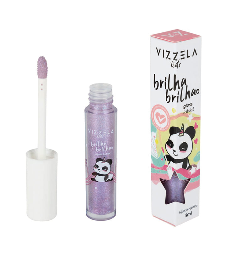 Gloss vizzela infantil brilha brilha aurora 3ml Gloss vizzela infantil brilha brilha aurora 3ml