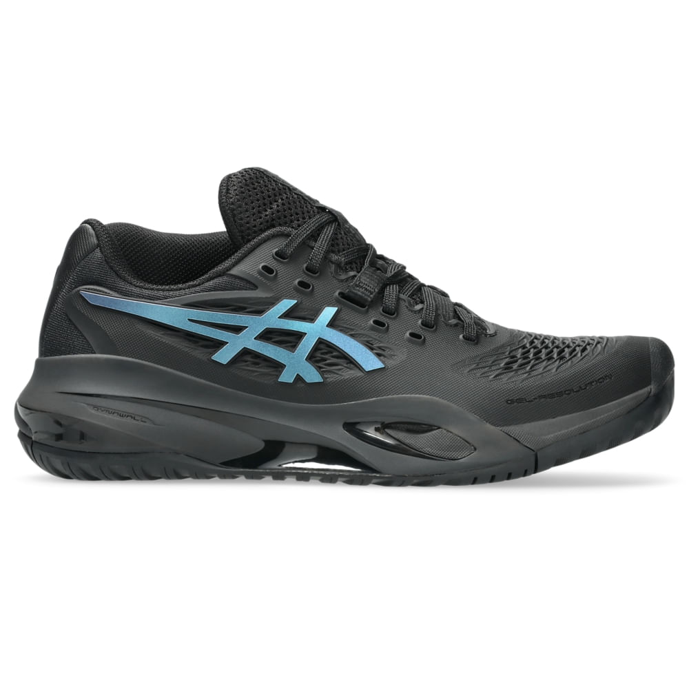 Tênis ASICS GEL-Resolution X Night Energy - Feminino - Preto/Azul Tênis ASICS GEL-Resolution X Night Energy - Feminino - Preto/Azul